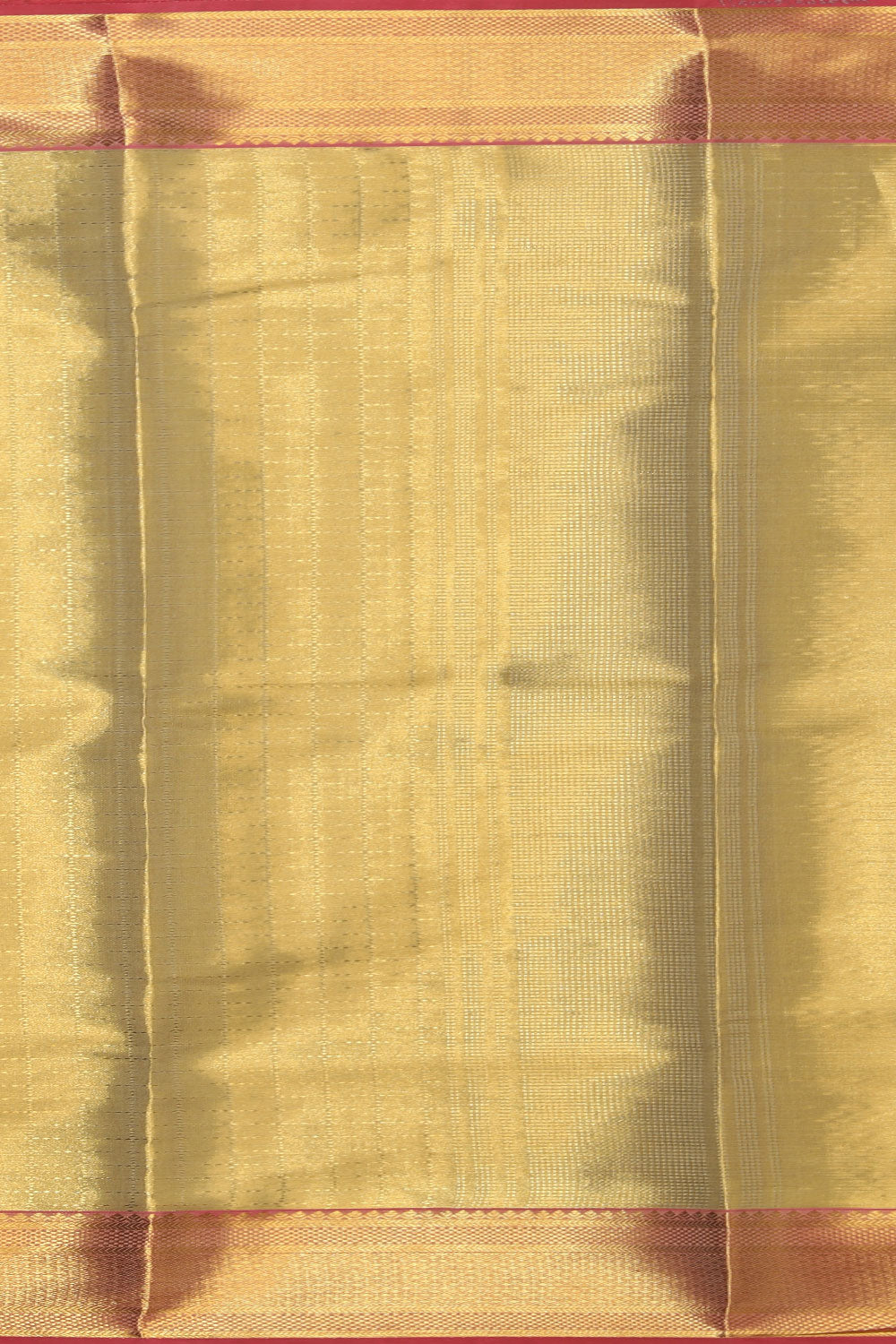 Image of Kanchi Silk Tissue-Gold Traditional Dhoti With Kanduva (8 X 4)